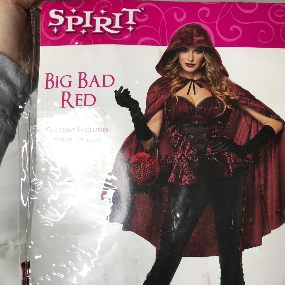 Big bad red adult Halloween costume